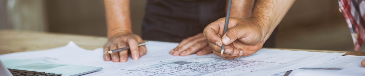 Man writing on paper